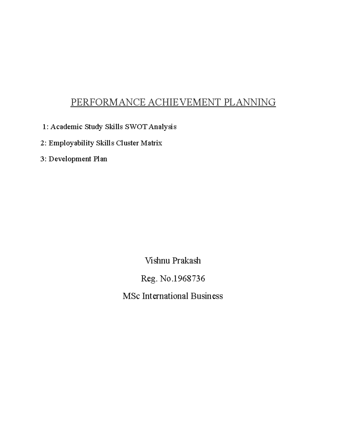 Assignment PAP 2 - performance achievement - PERFORMANCE ACHIEVEMENT ... image.