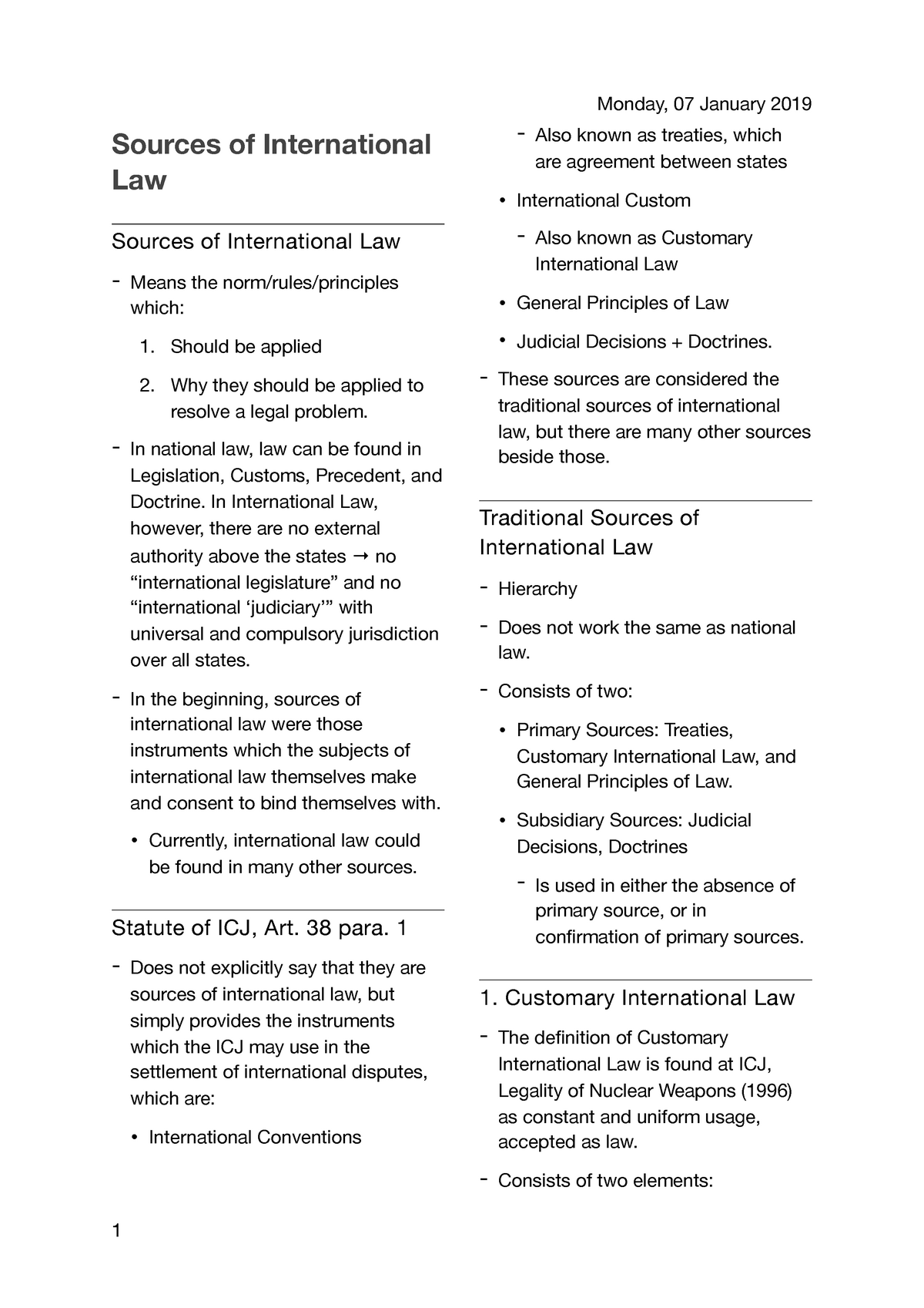 sources-of-international-law-monday-07-january-2019-sources-of