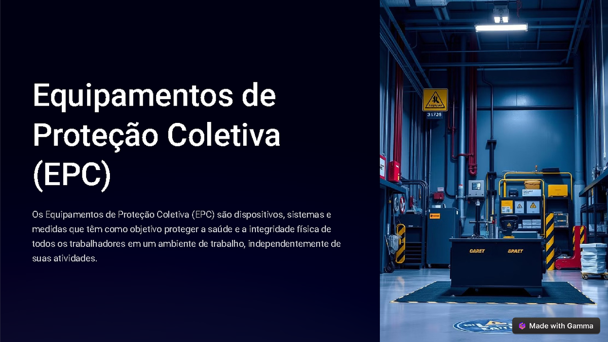 3 Equipamentos-de-Protecao-Coletiva-EPC - Equipamentos de Proteção ...