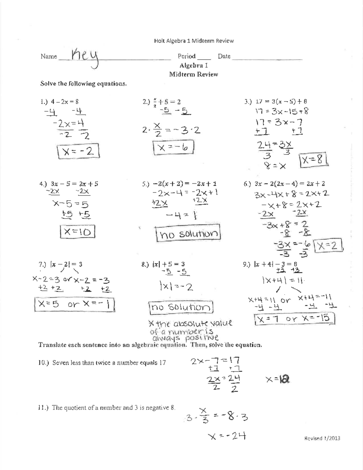 Midterm Review Packet Key - 6573432 - Studocu