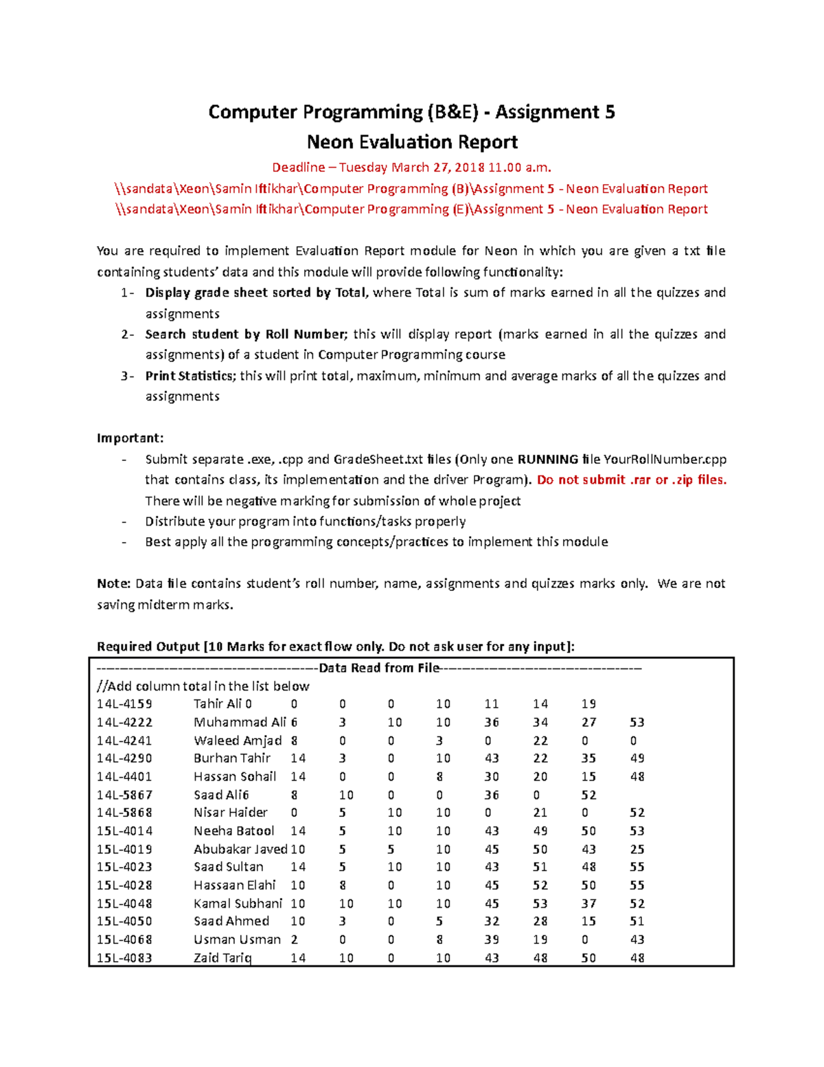 7.2.1 - CP Assignment 5 - Neon Evaluation Report - Computer Programming ...