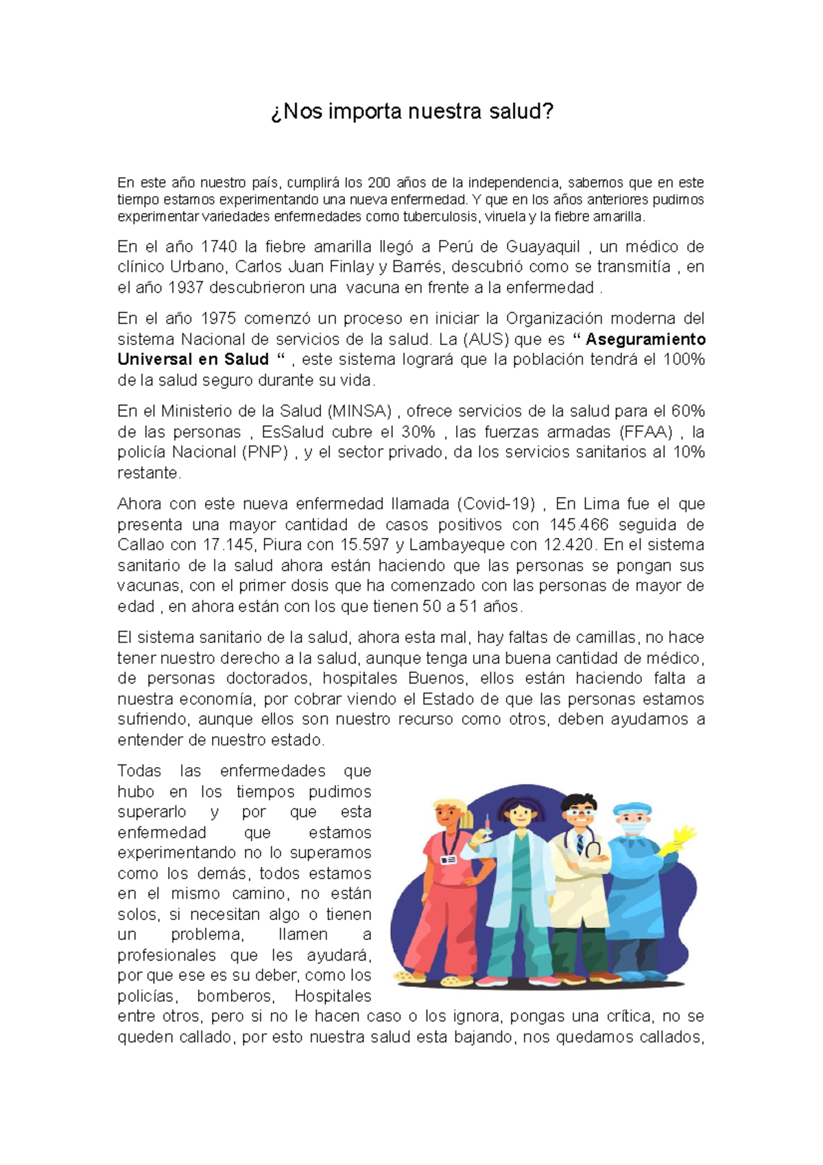 La Salud Antecedentes Y Propuestas En El Bicentenario Peruano Nos La Salud Antecedentes Y Propuestas En El Bicentenario Peruano Nos