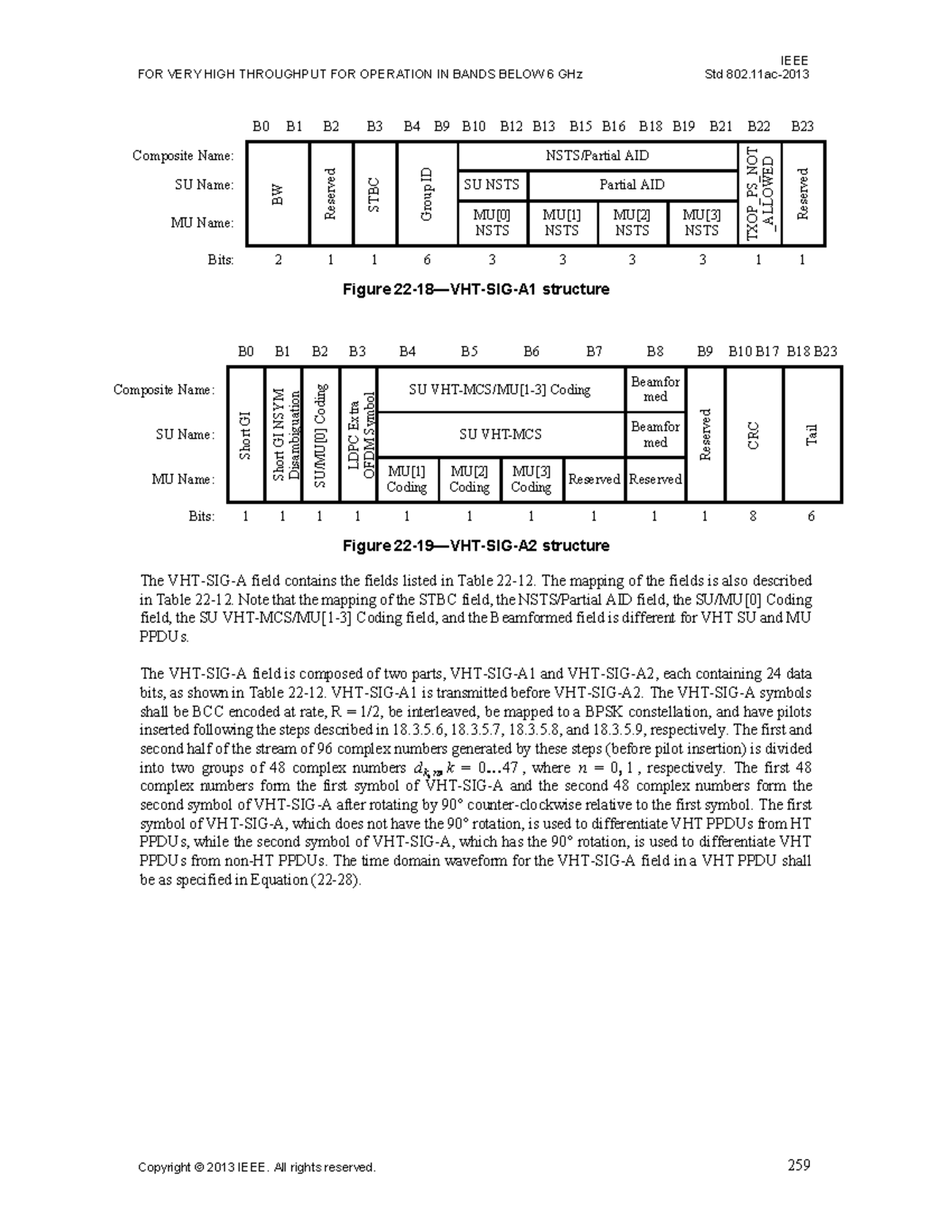 11ac-vhtsiga 1n2 - 11ac format - IEEE FOR VERY HIGH THROUGHPUT FOR ...