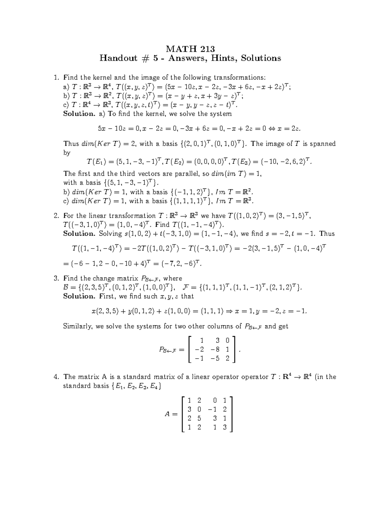 handout-05-213sol-math-213-handout-5-answers-hints-solutions-find-the-kernel-and-the