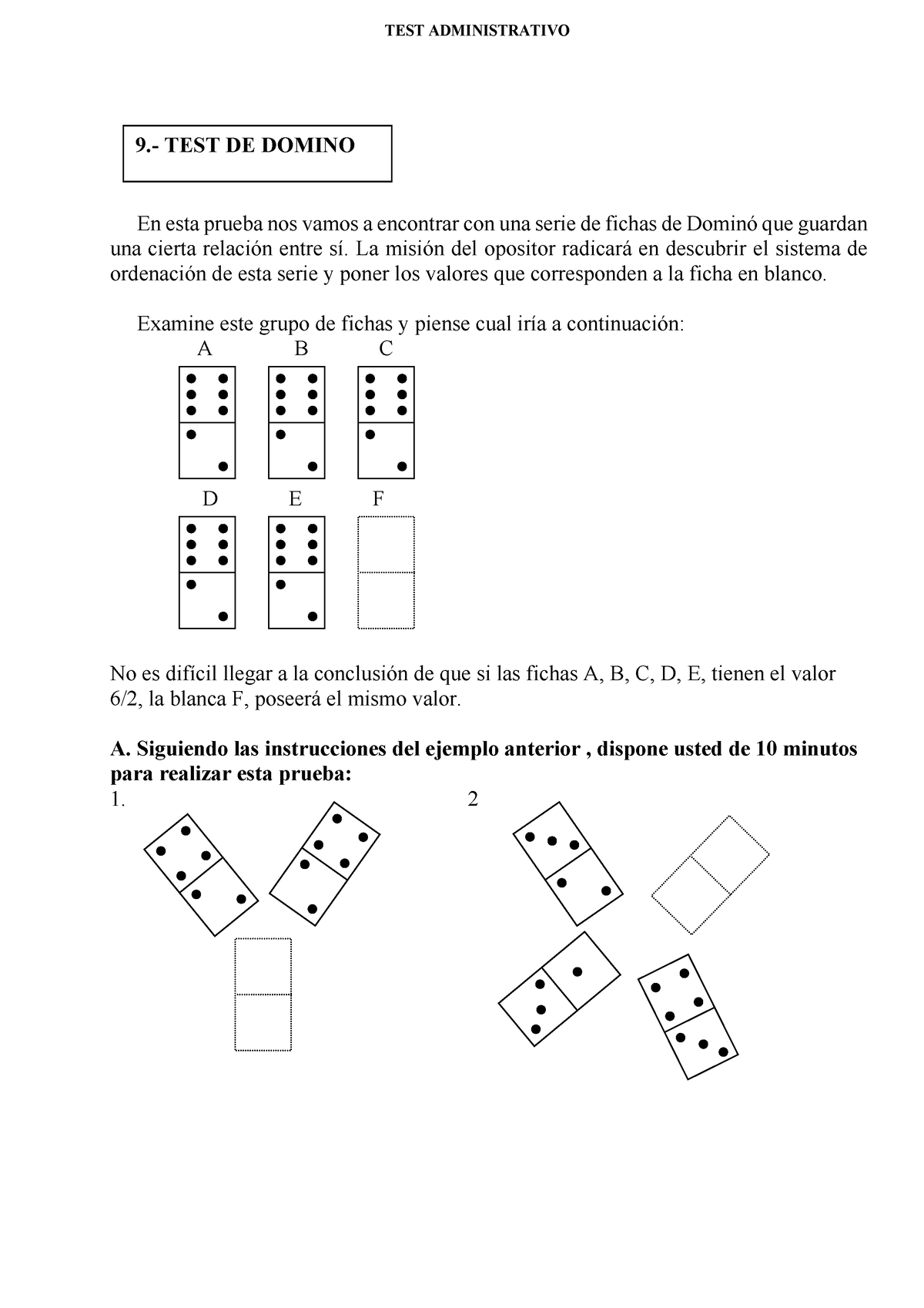 TEST Psicoté Cnico B 9 - Test De Logica - En Esta Prueba Nos Vamos A ...