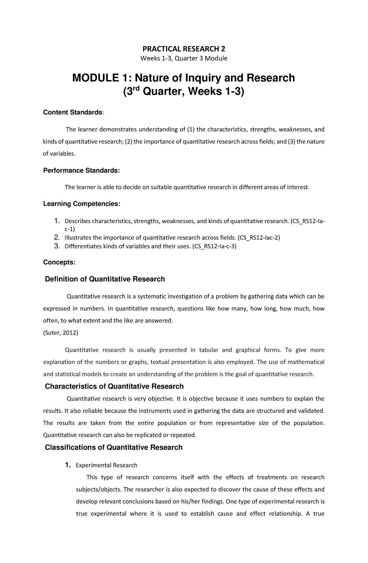 research 9 quarter 3 module 1