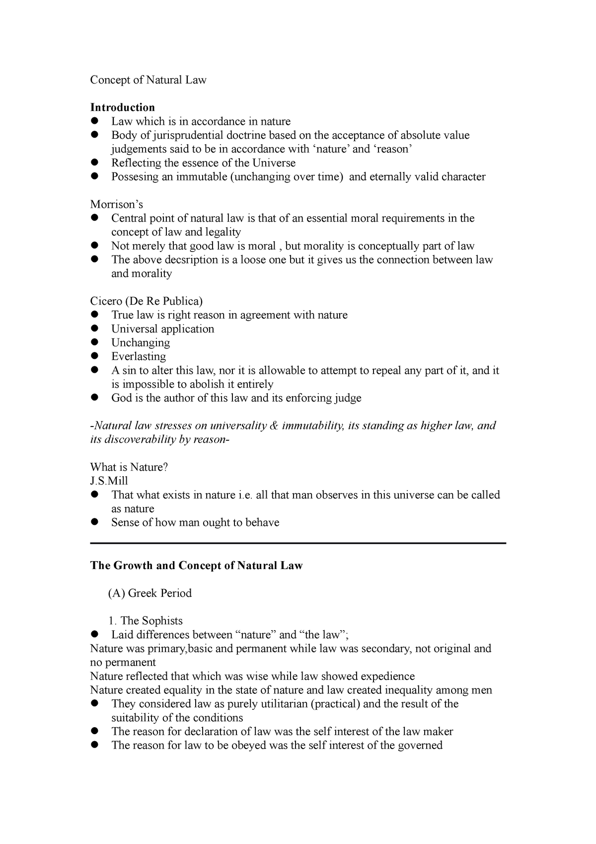 concept-of-natural-law-notes-concept-of-natural-law-introduction