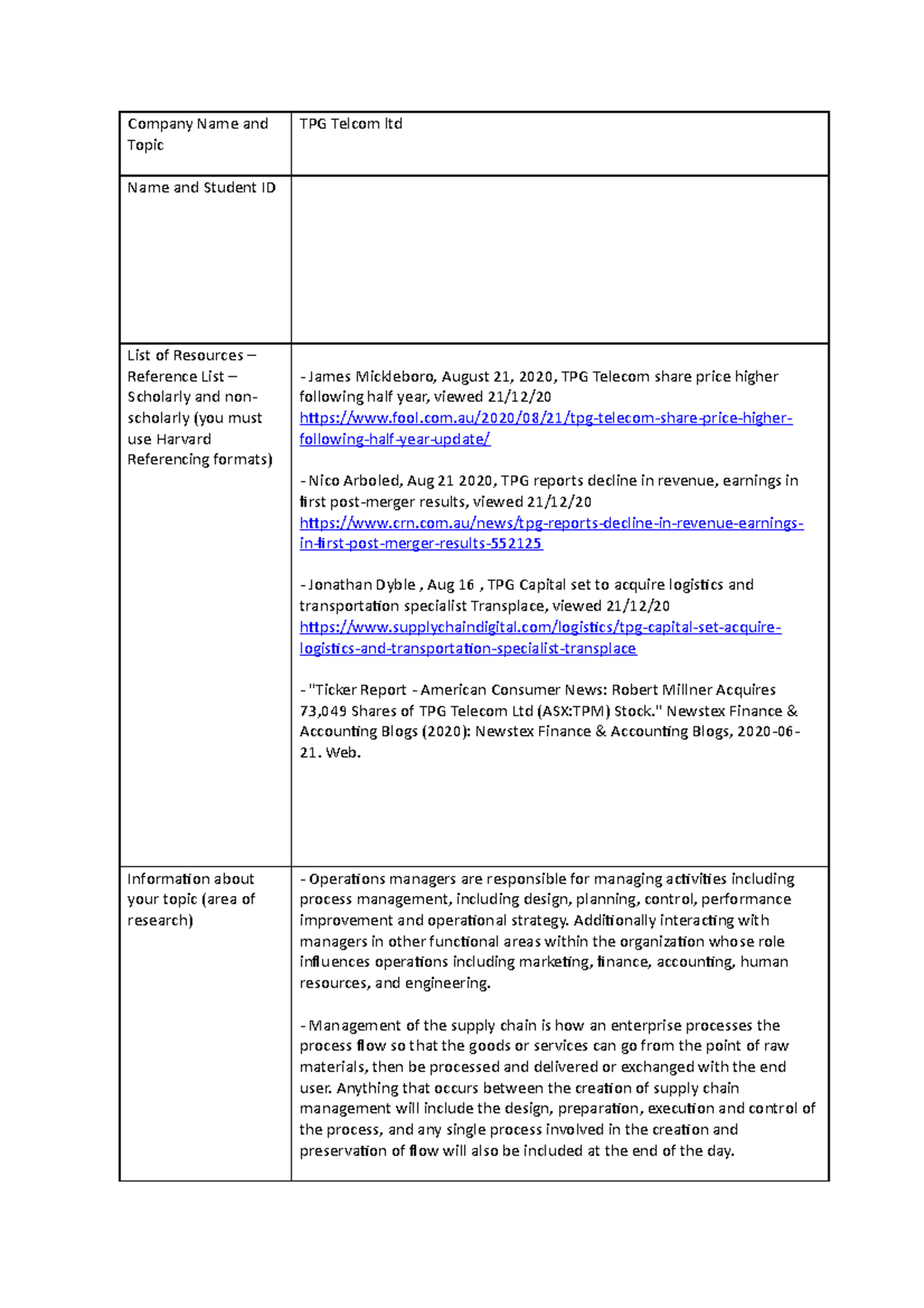 2009 12 Assessment 2 Individual Progress Report Template V4(1) (1 ...