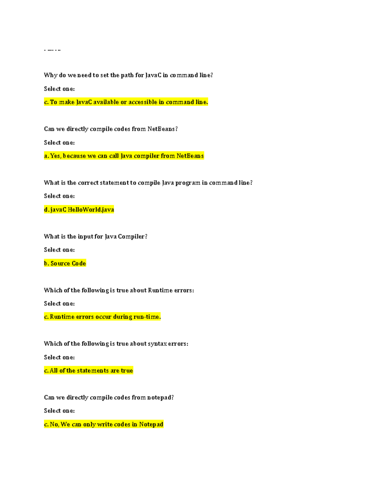 Computerprogramming2 .. Why do we need to set the path for