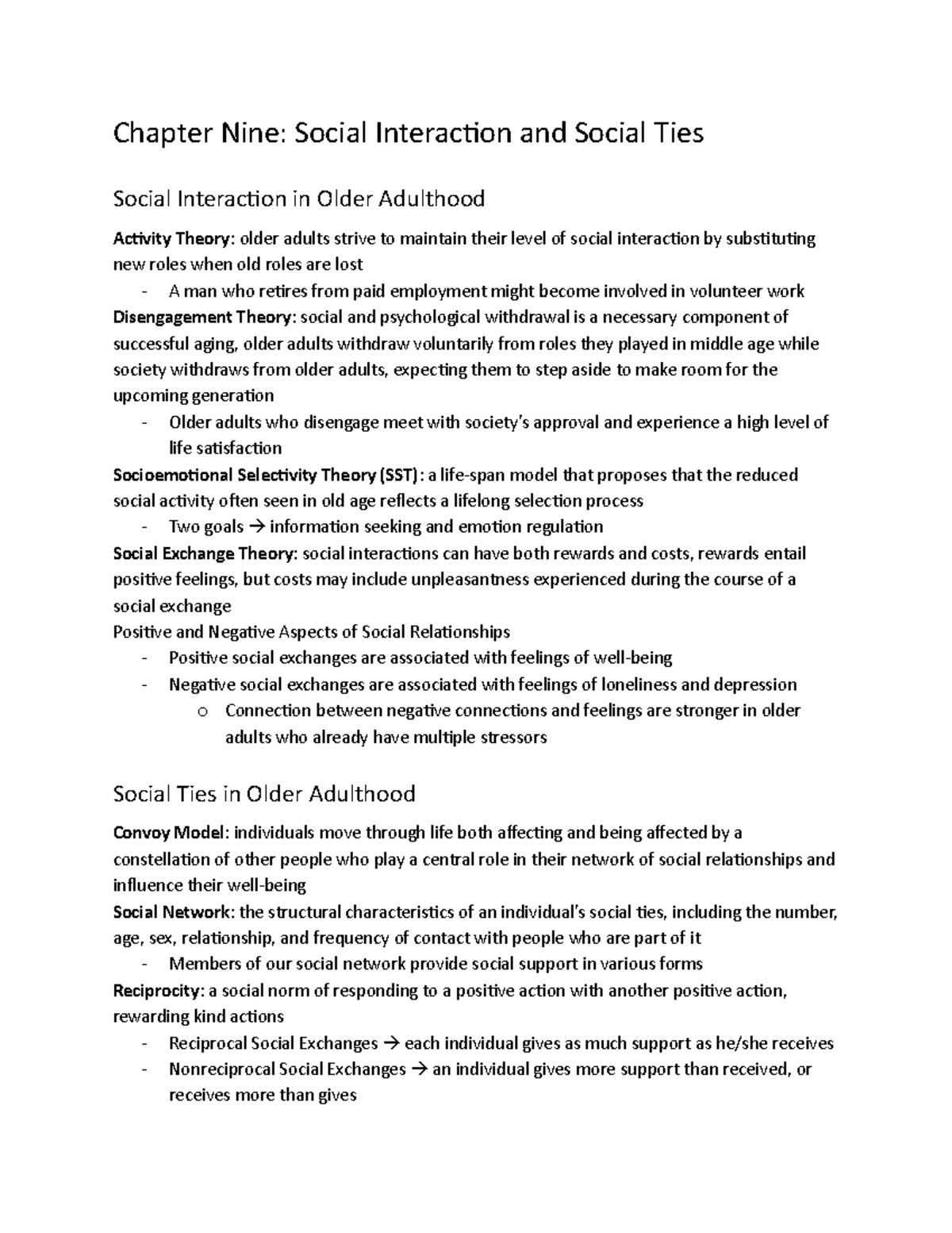 chapter-9-social-interaction-ties-chapter-nine-social-interac2on