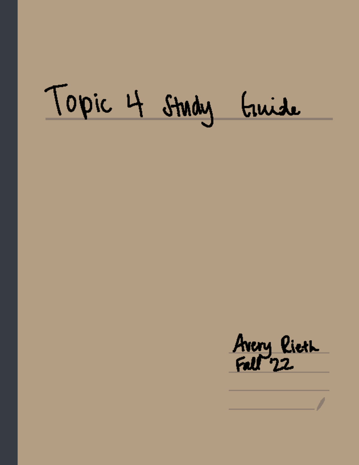 Topic 4 Study Guide - Topic 4 Study Guide Avery Rieth Fall 22 Chapter ...