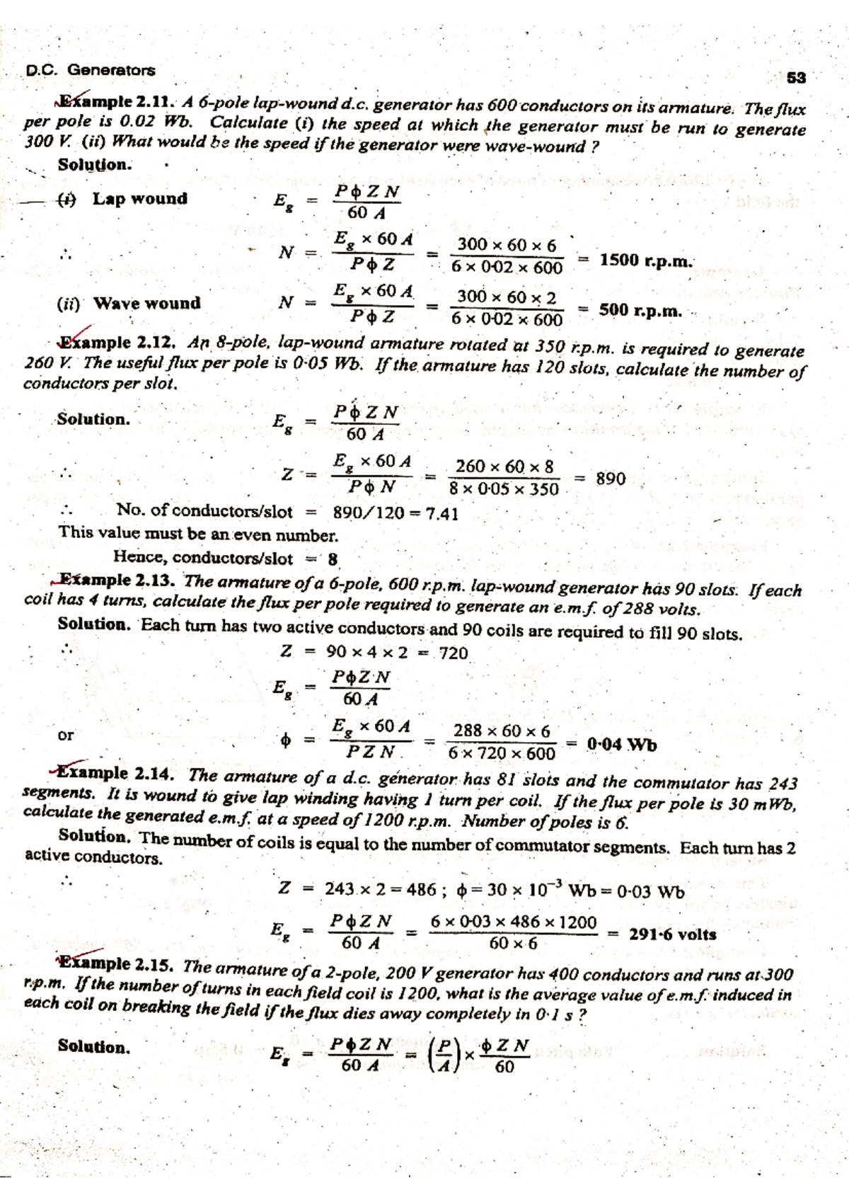 DC generator math Lecture notes 2 Electrical Circuits I Studocu