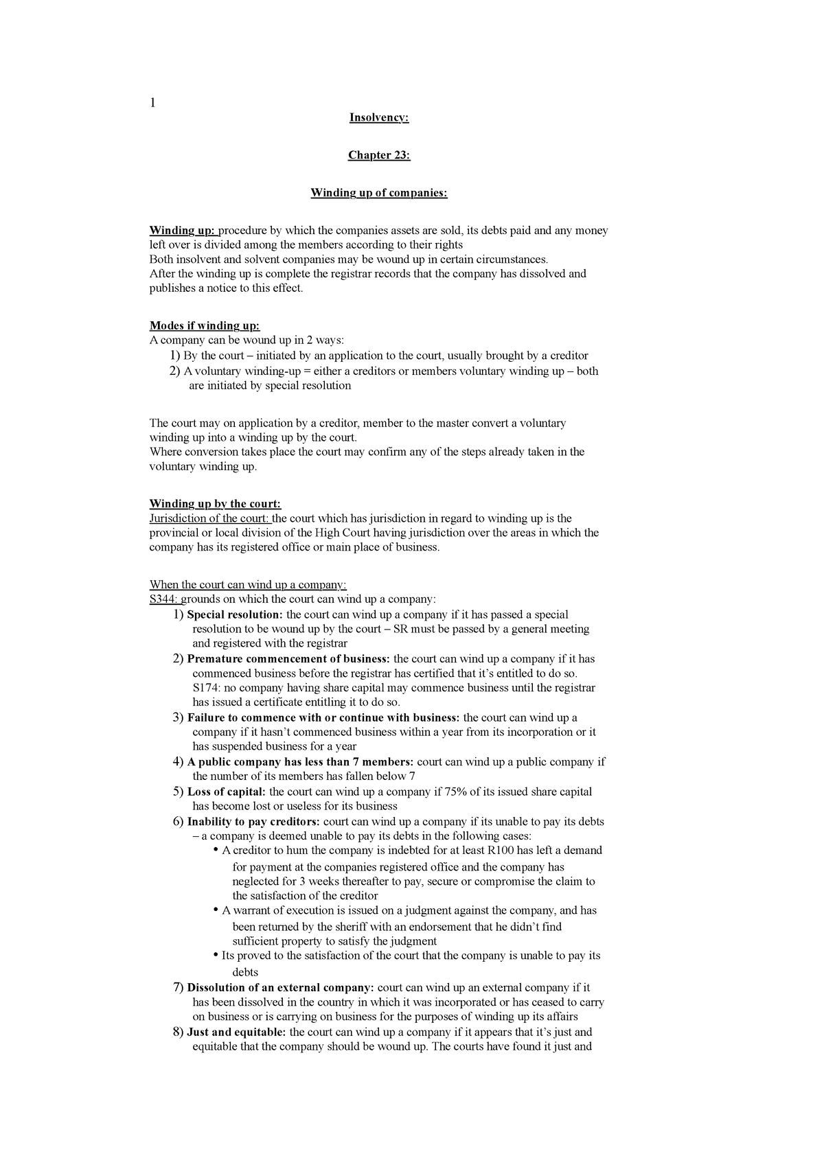 Winding UP OF Companies 1 Insolvency Chapter 23 Winding Up Of   Thumb 1200 1697 