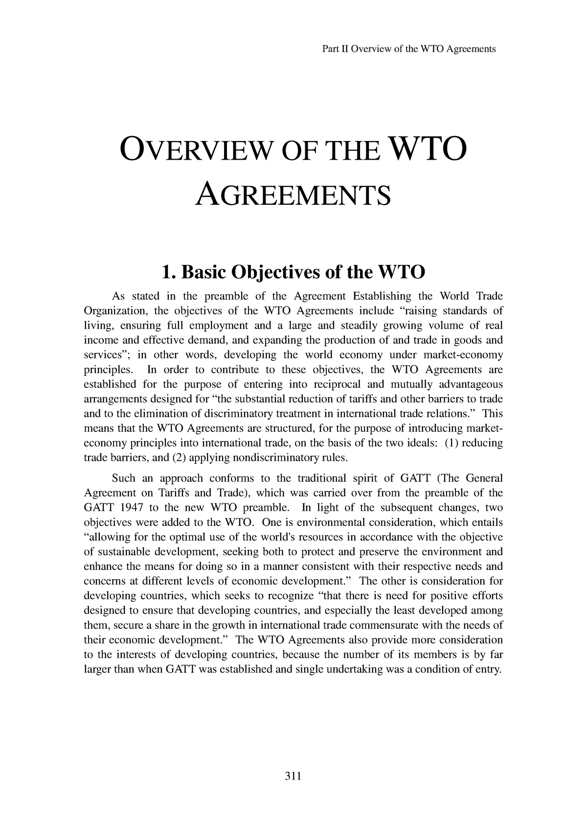 essay on wto conclusion