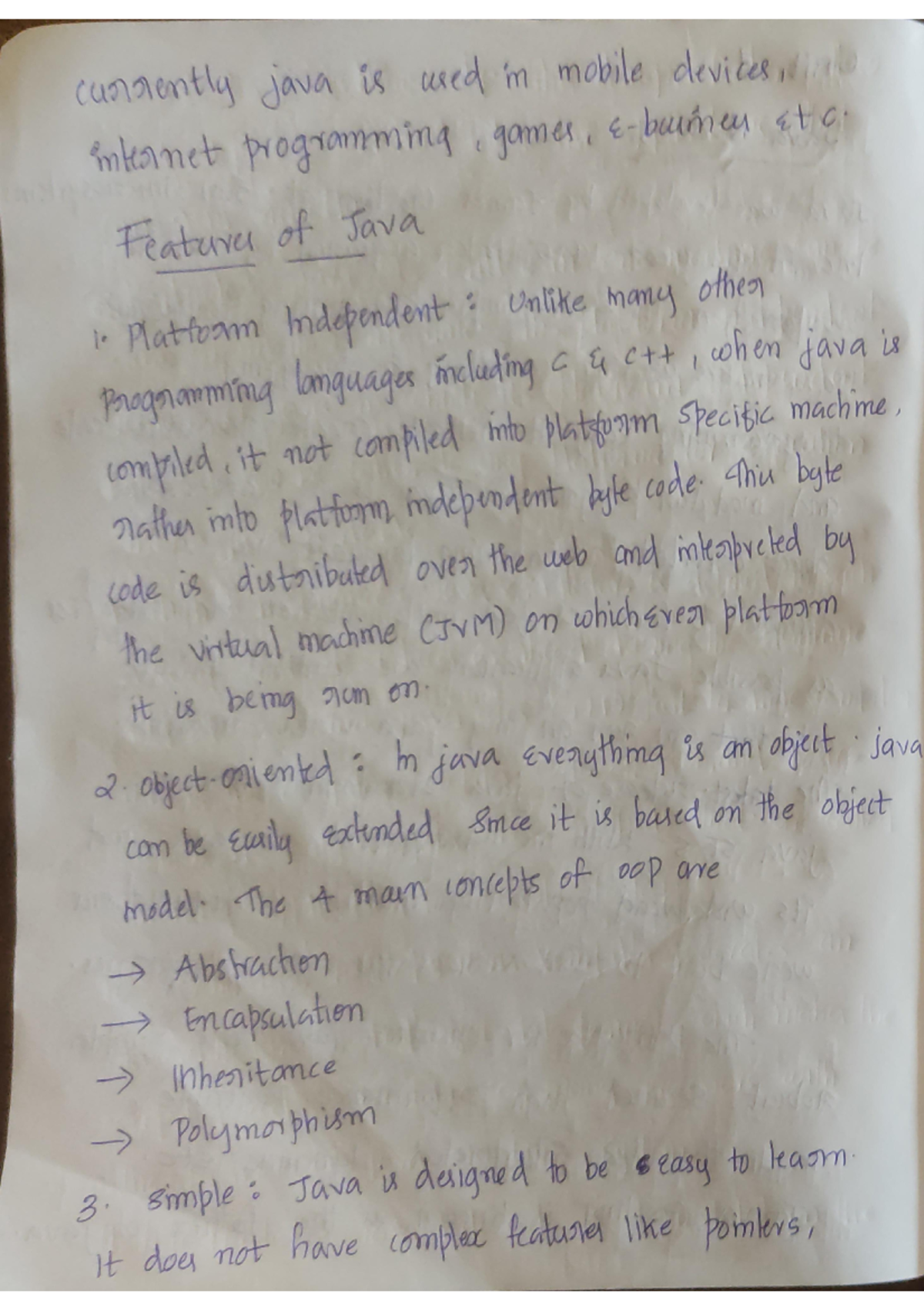 JAVA-M1-M2 - VERY USEFULL - computer science - Studocu