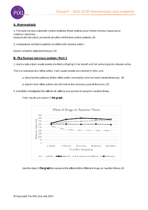 Biology topic 6 response to enviroments - AQA A Level Biology Topic 6 ...