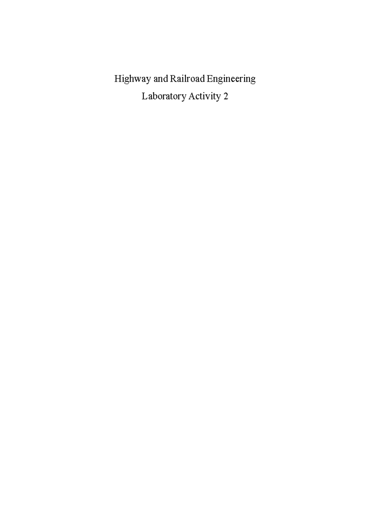 Manual Traffic Count - Highway and Railroad Engineering Laboratory ...