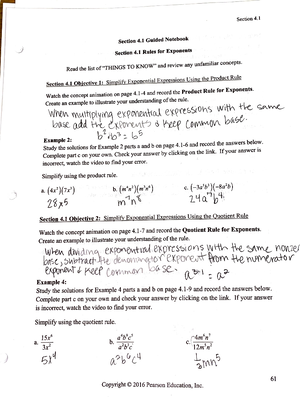 Assignment 6 - Section 4 Guided Notebook Section 4 Dividing Polynomials ...