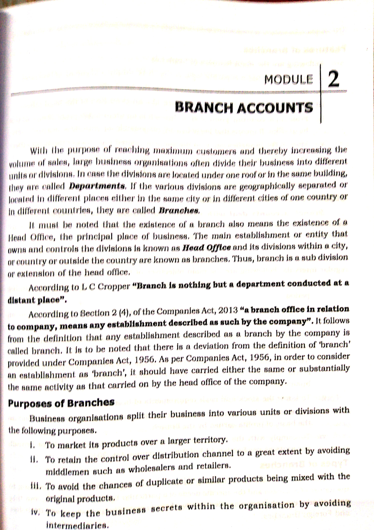 Branch Accounting Notes - B.Com - Studocu