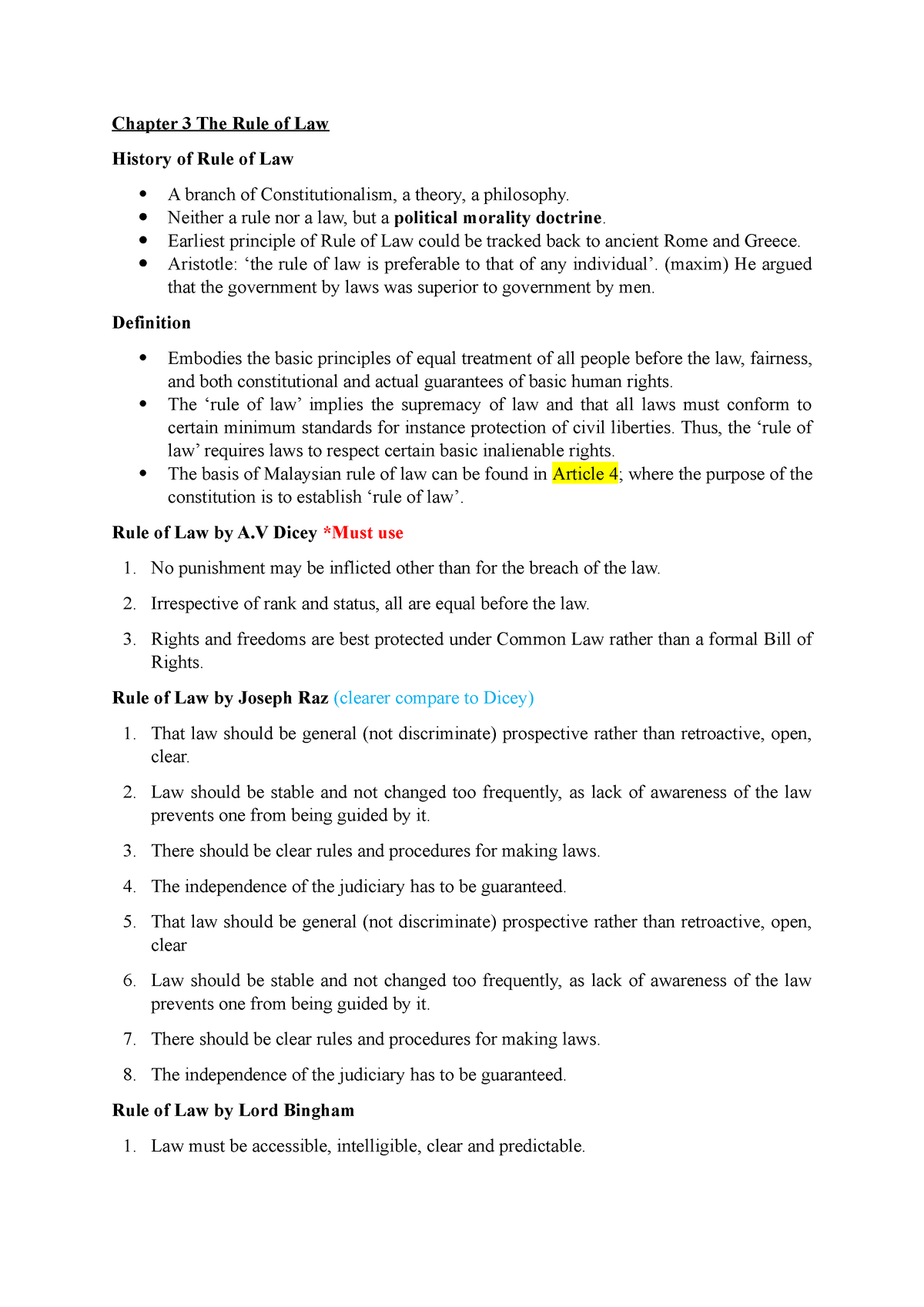 chapter-3-the-rule-of-law-notes-chapter-3-the-rule-of-law-history-of