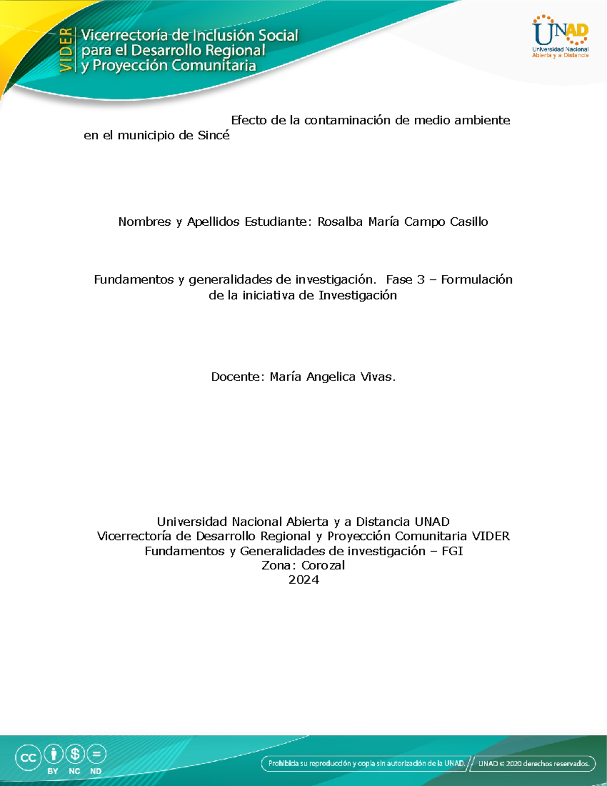 Ooooooooooooooooo - no palica - Efecto de la contaminación de medio ...