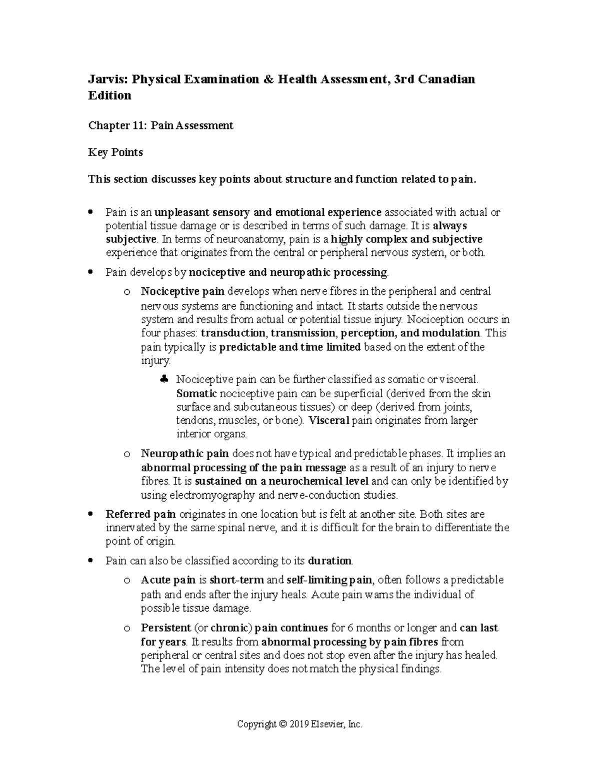 Chapter 011 - Physical Assessment - Jarvis: Physical Examination ...