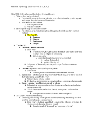 Chapter 4 - Diagnosis and Assessment of Mental Disorders - Dimensions ...