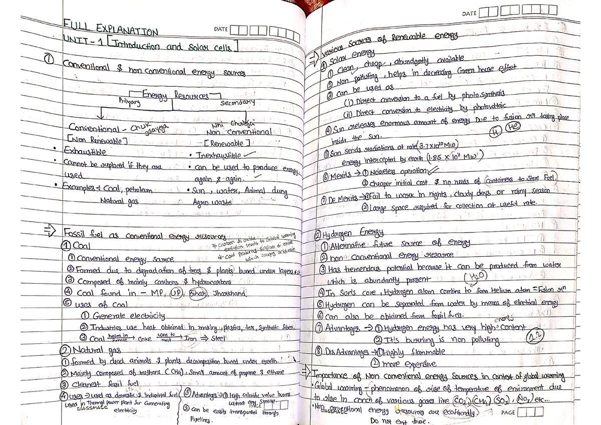 renewable-energy-resources-unitwise-notes-1-2-3-b-tech-studocu