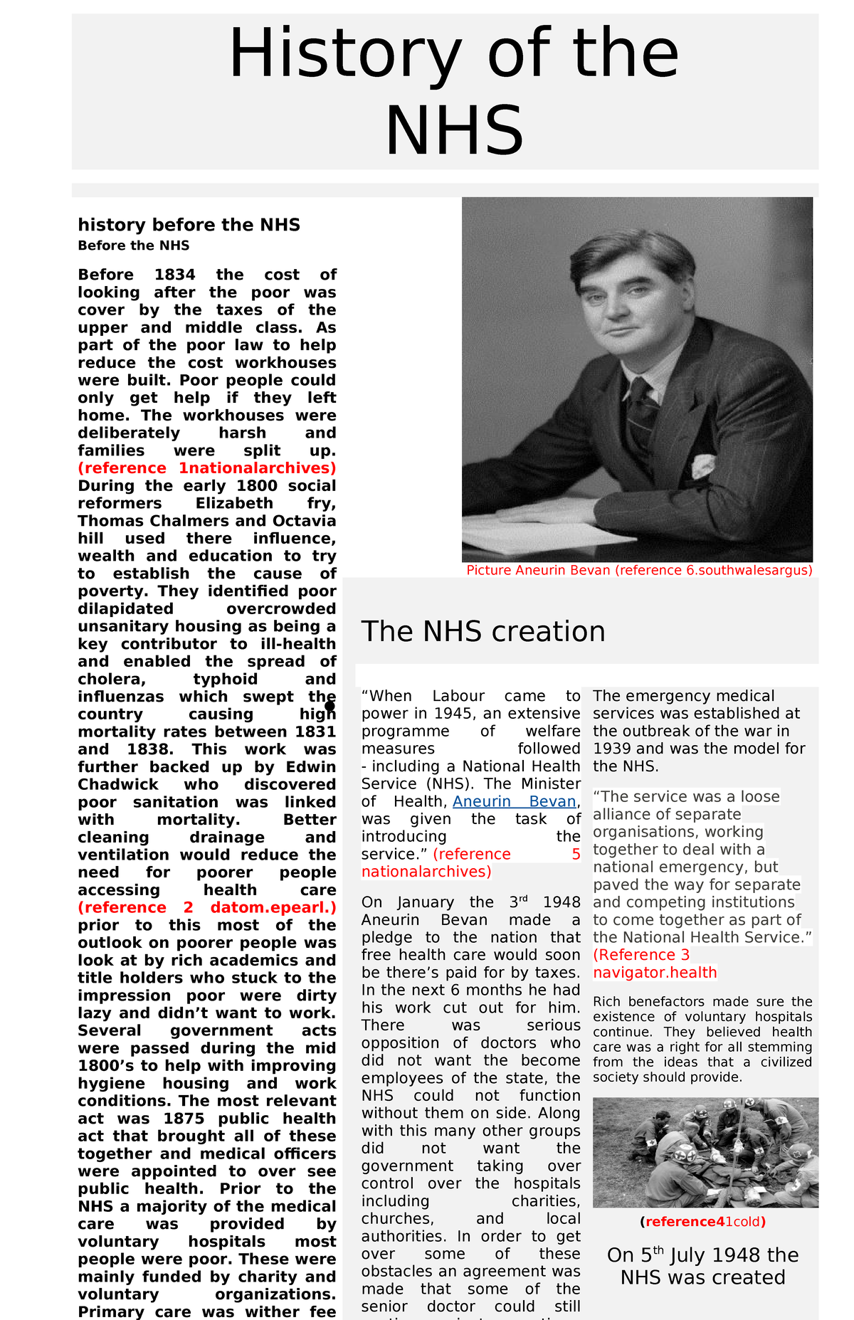 History of the NHS - received dist - NEWS TODAY History of the NHS ...