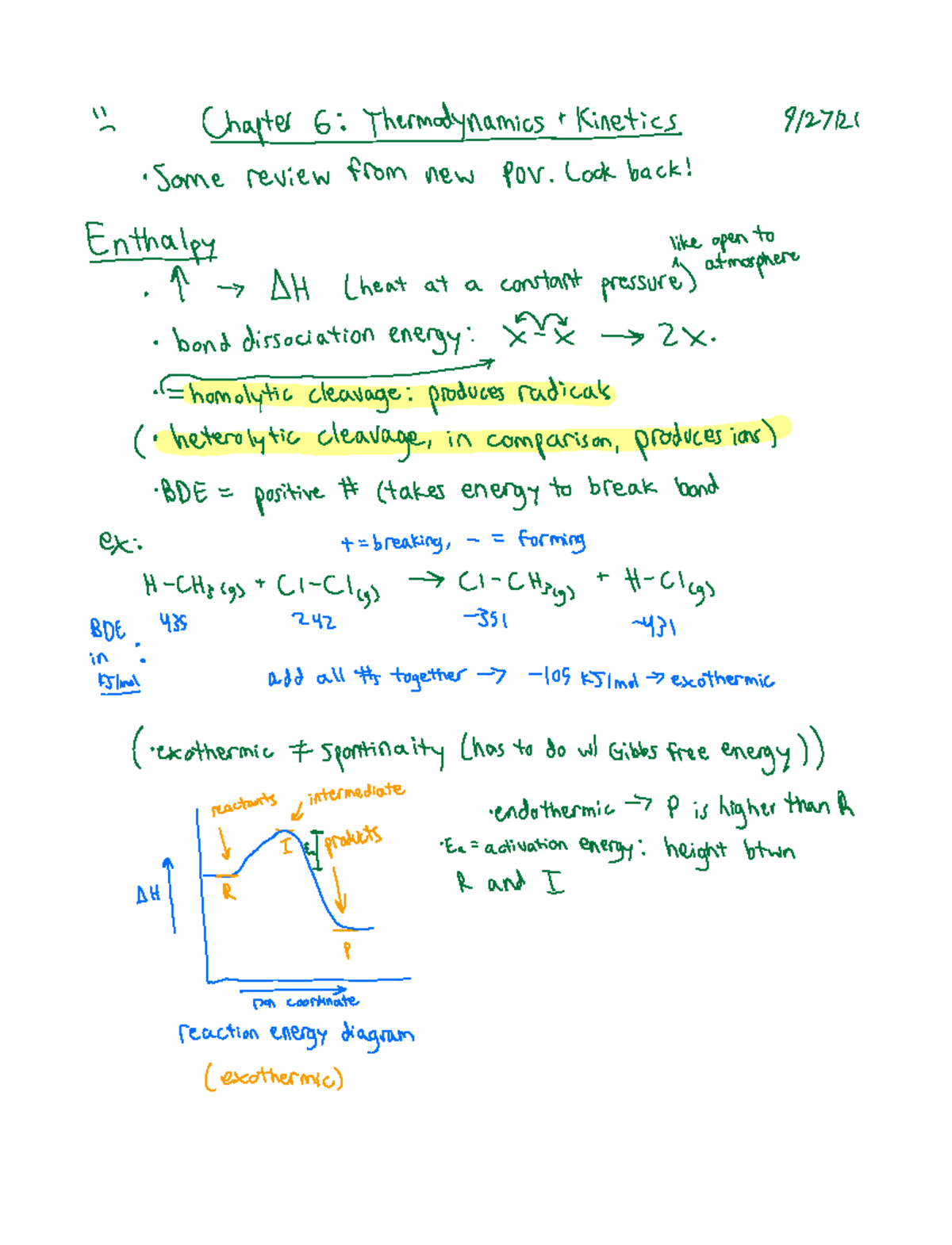 Chapter 6 Thermodynamics and Kinetics - I 7127121 some th Alt heat at a ...