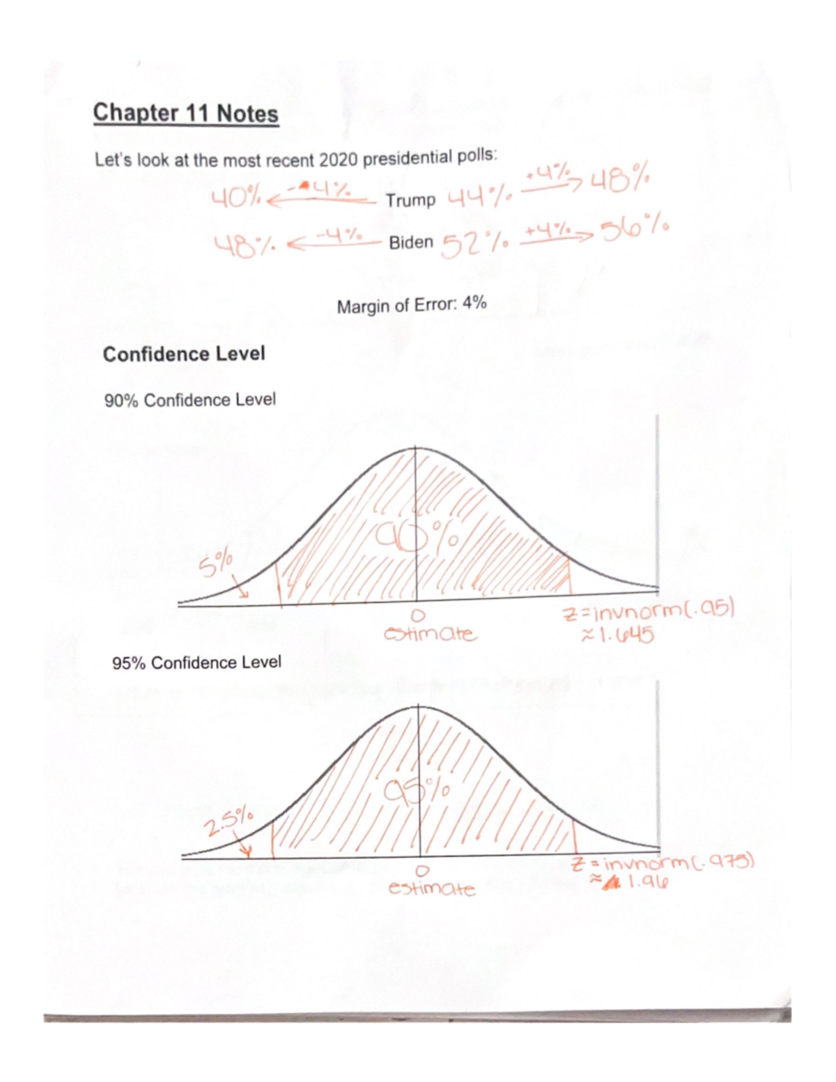 Statistics B22 Chapter 11 Notes - MATH B22 - Studocu