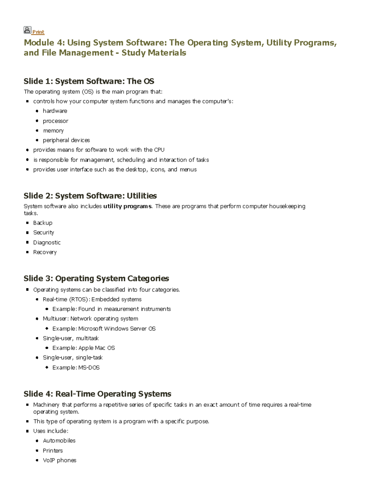 Module 4 - Summary Business Technology Management - Print - Studocu