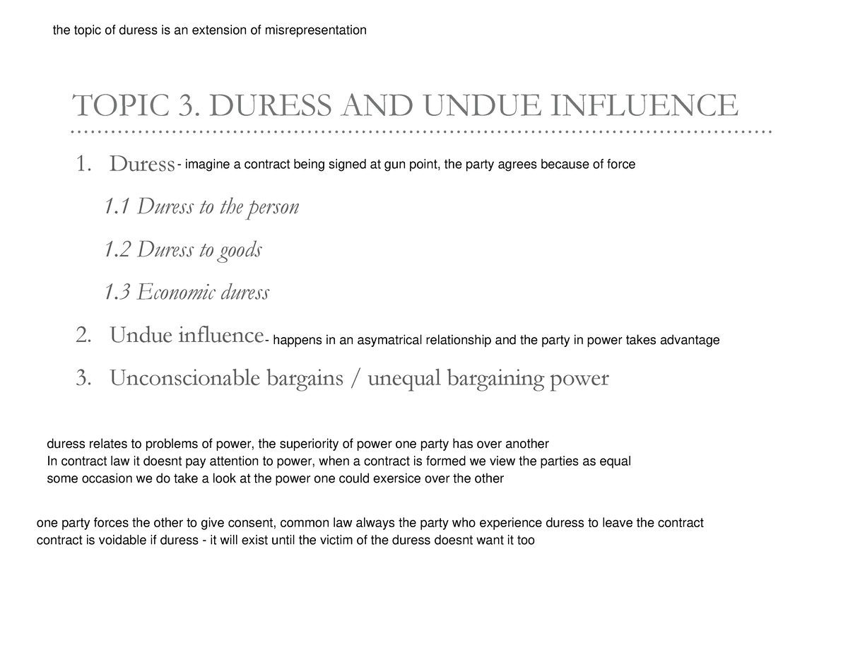 week-7-slides-topic-3-duress-and-undue-influence-1-duress-1-duress