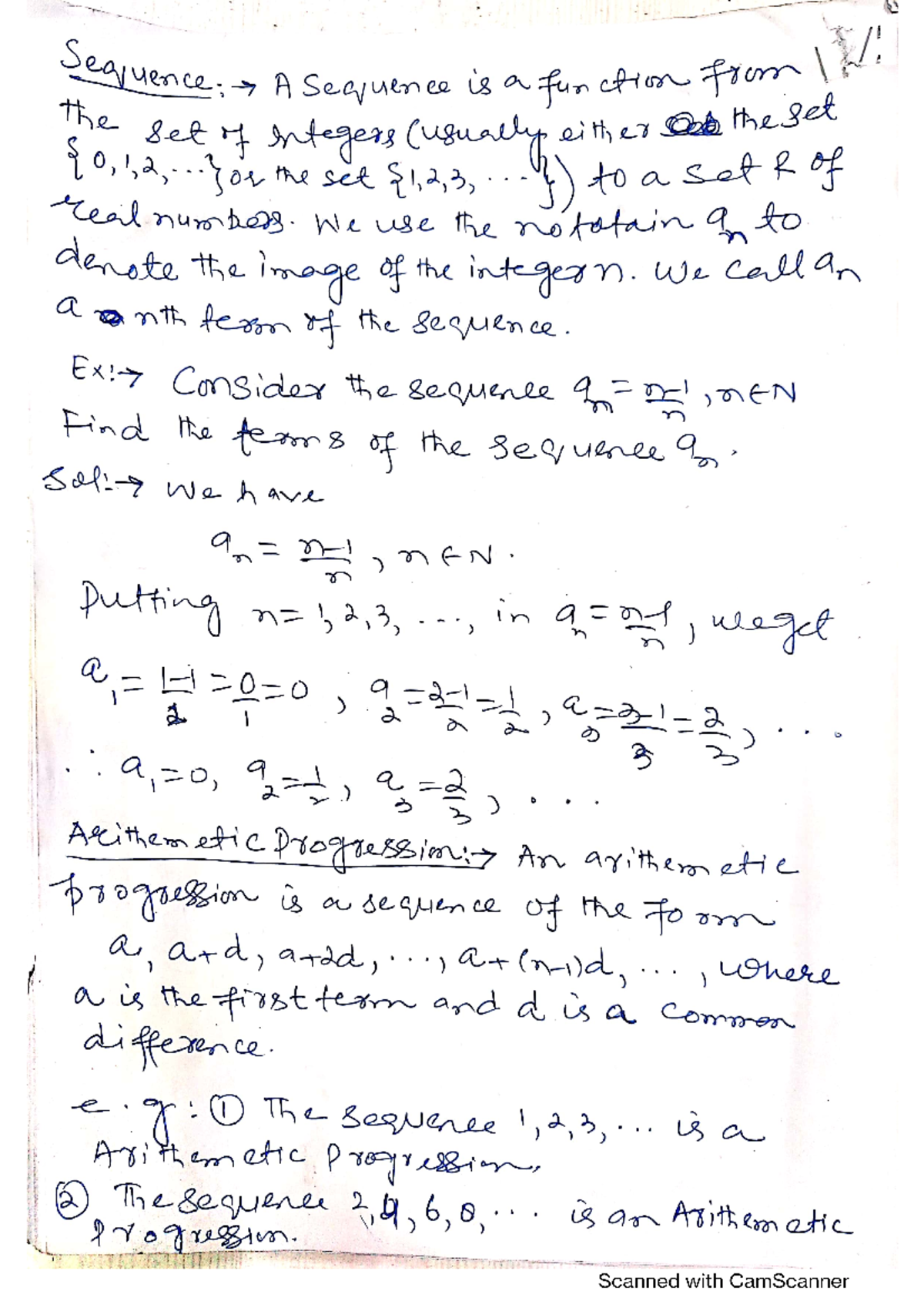 Recurrence Relation - Mathematics - LPU - Studocu
