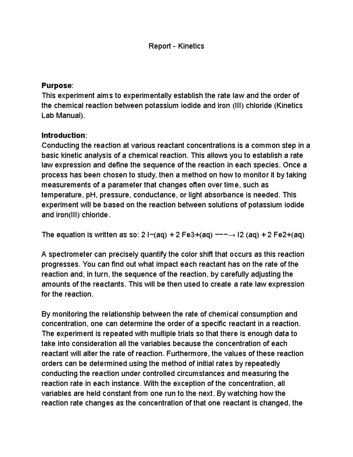 Lab Winter Term Lab Report Report Purpose This