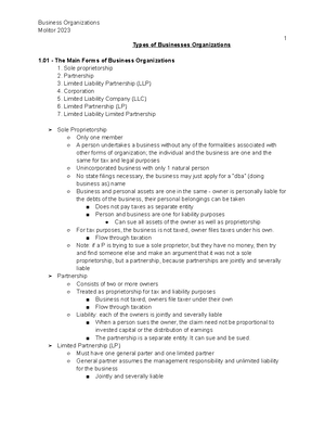 Final BIZ ORGZ. Outline - BUSINESS ORGANIZATIONS AGENCY LAW An agency ...