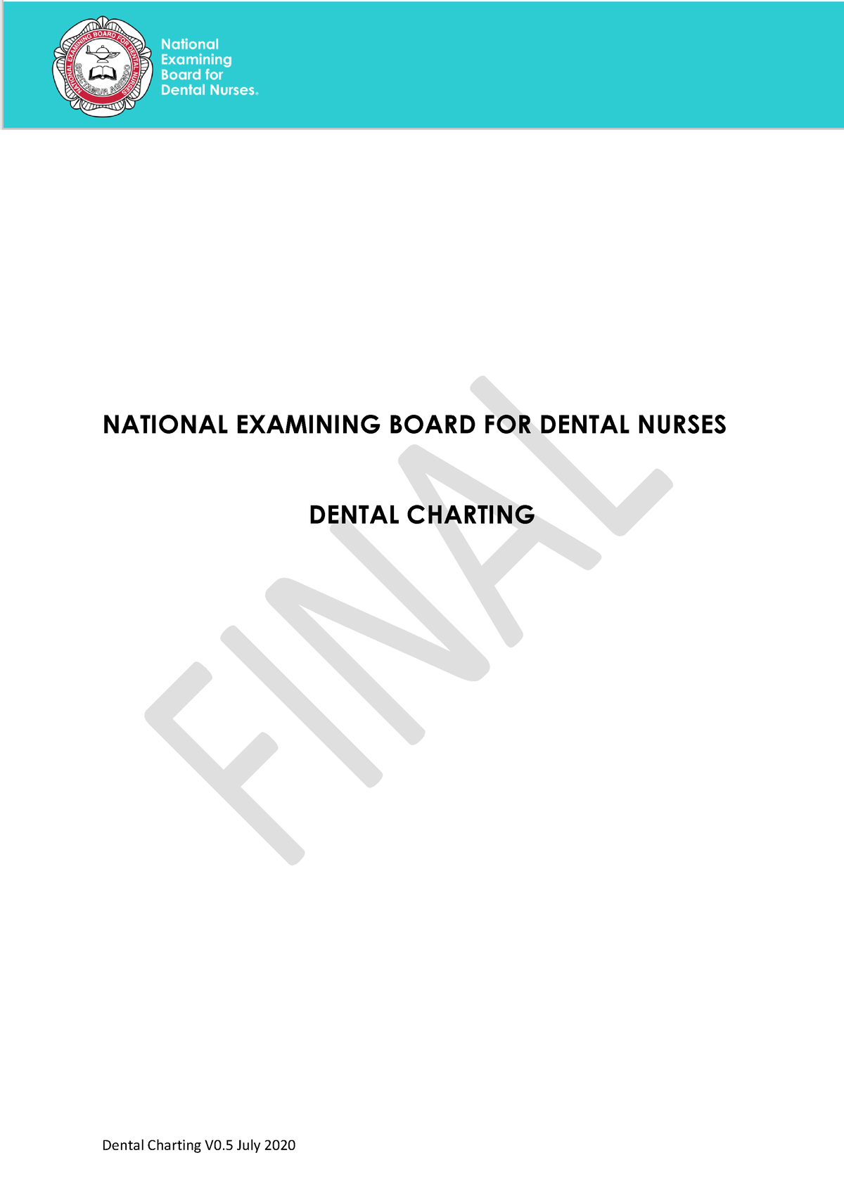 charting-updated-national-examining-board-for-dental-nurses-dental