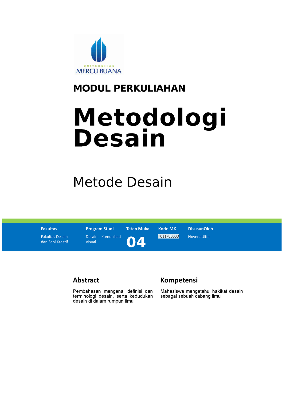 Modul Metodologi Desain [TM04] Metodologi Desain - MODUL PERKULIAHAN ...