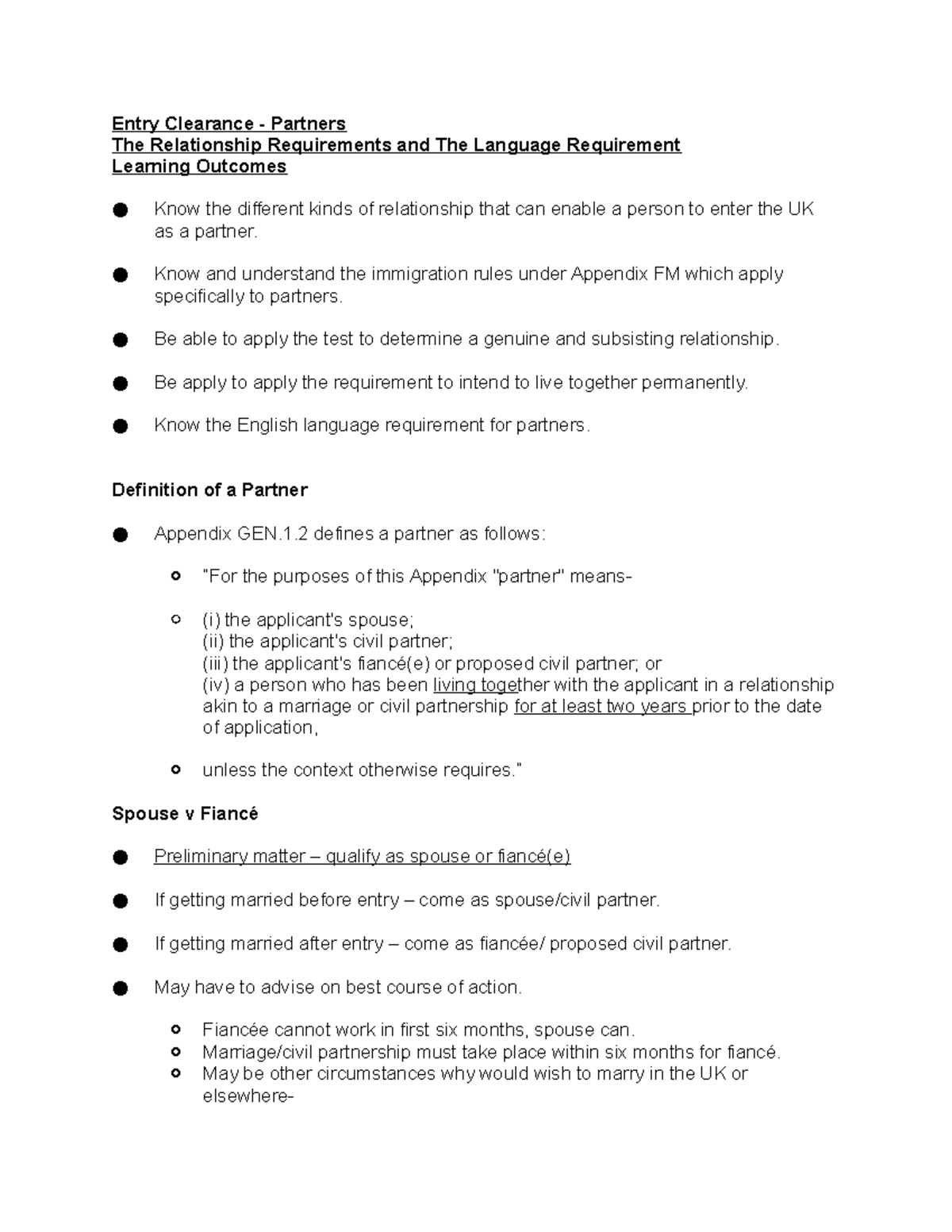 Entry Clearance Partners Know and understand the immigration rules