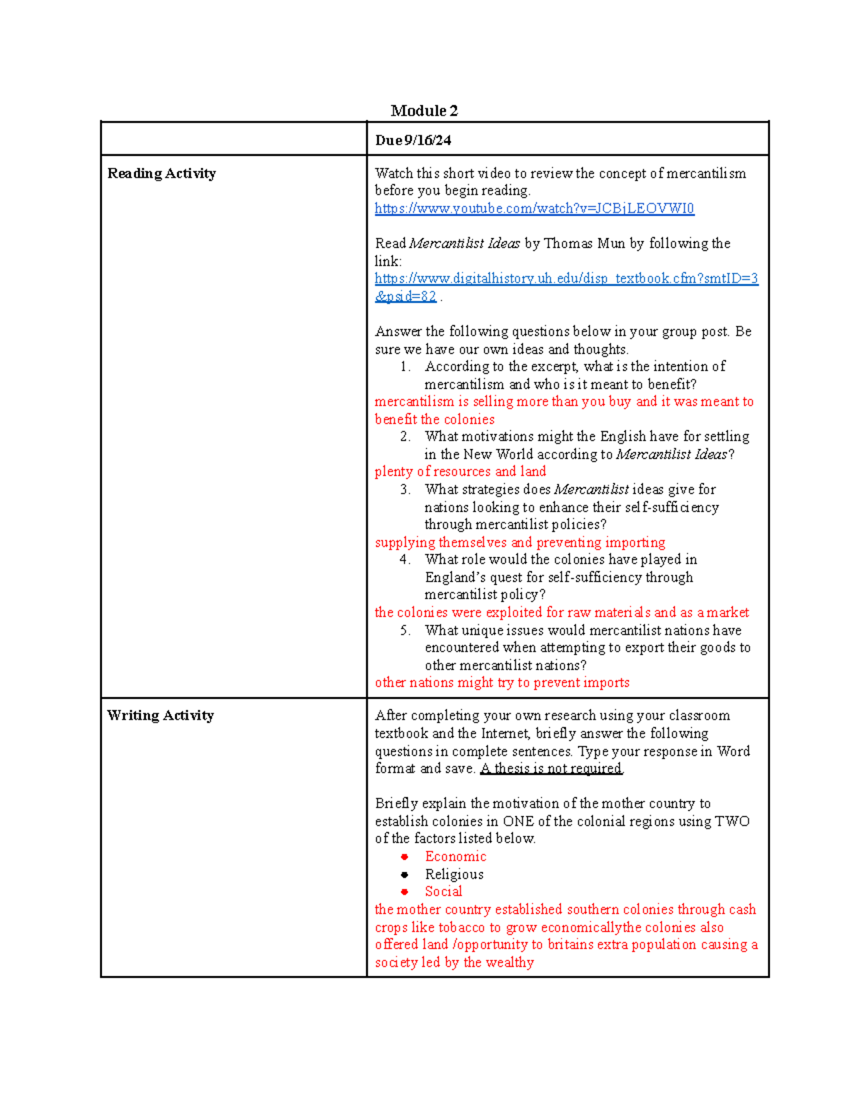 Module 2 - Module 2 Due 9/16/ Reading Activity Watch this short video ...