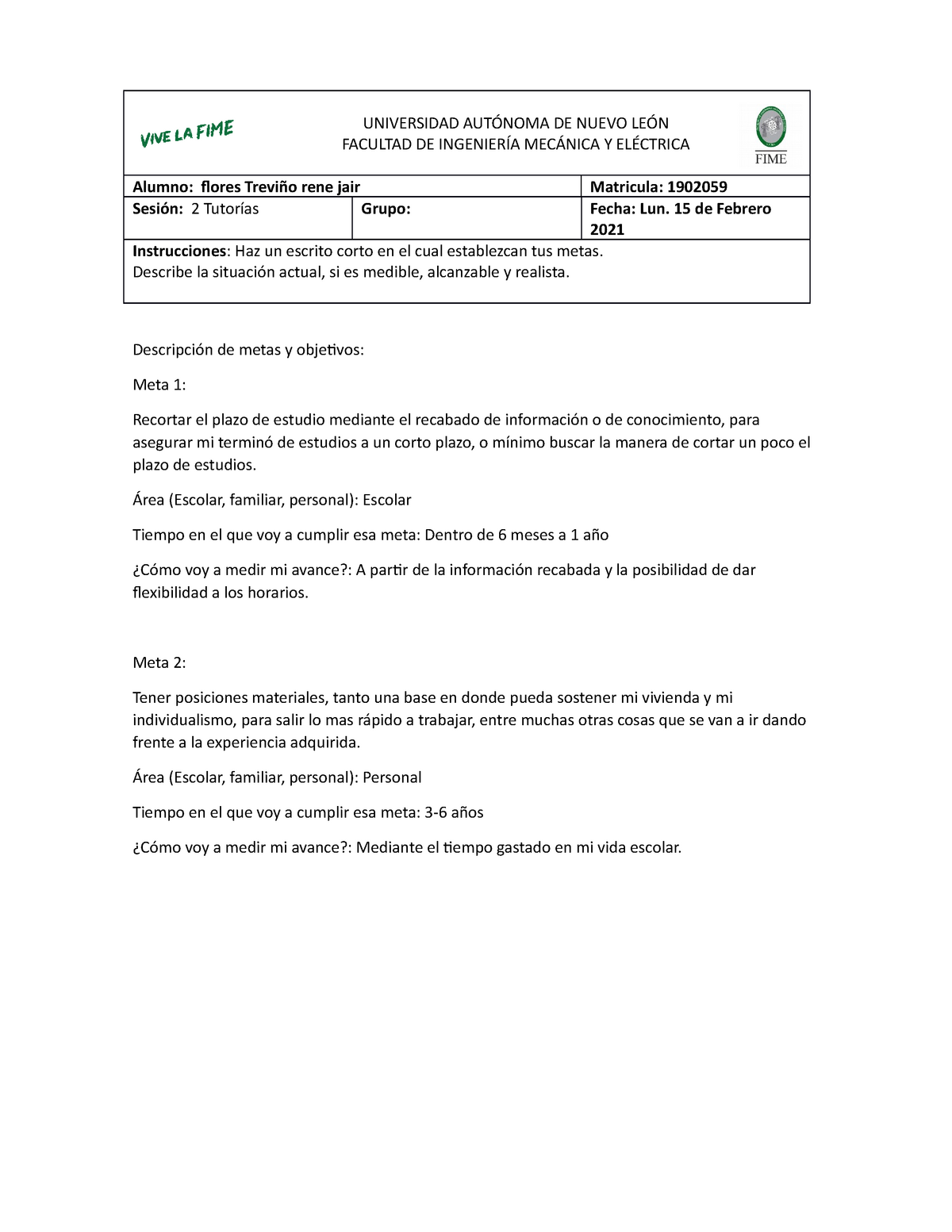 Actividad sesión 2 - Lecture notes 1 - UNIVERSIDAD AUTÓNOMA DE NUEVO ...