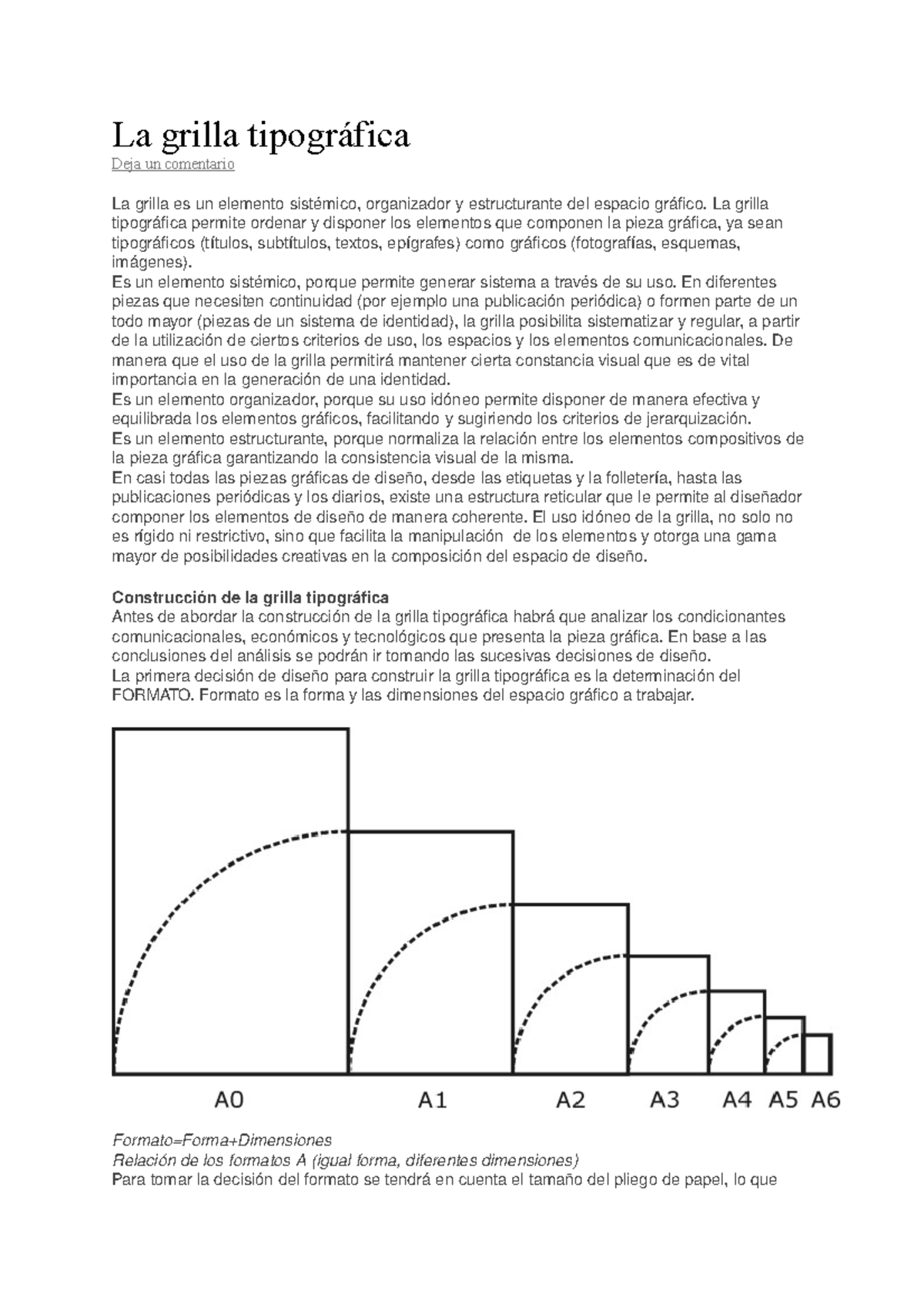 Grilla Tipograf - La Grilla Tipográfica Deja Un Comentario La Grilla Es ...