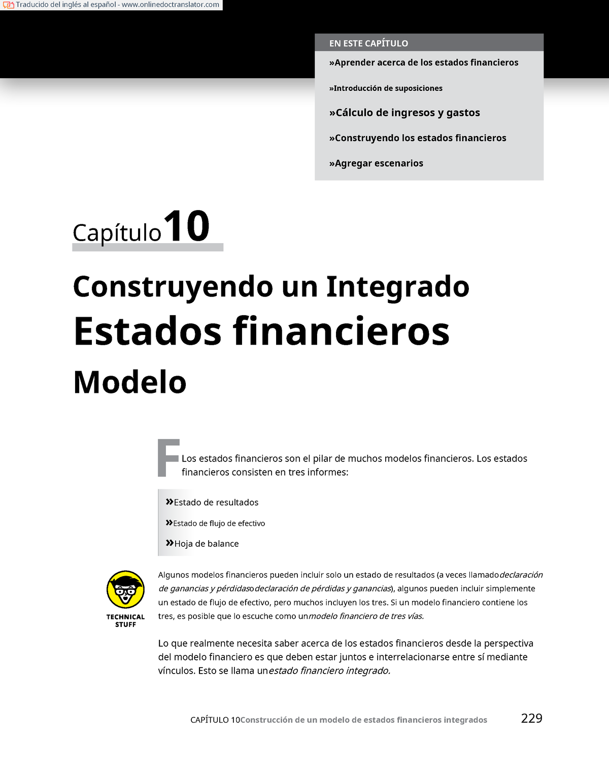 241-320 - mate - EN ESTE CAPÍTULO »Aprender acerca de los estados  financieros »Introducción de - Studocu