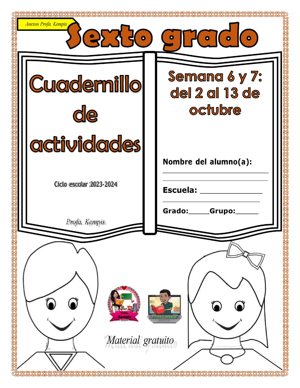 6° S6 Y 7 Cuadernillo De Actividades (anexos) Profa Kempis - Anexos ...