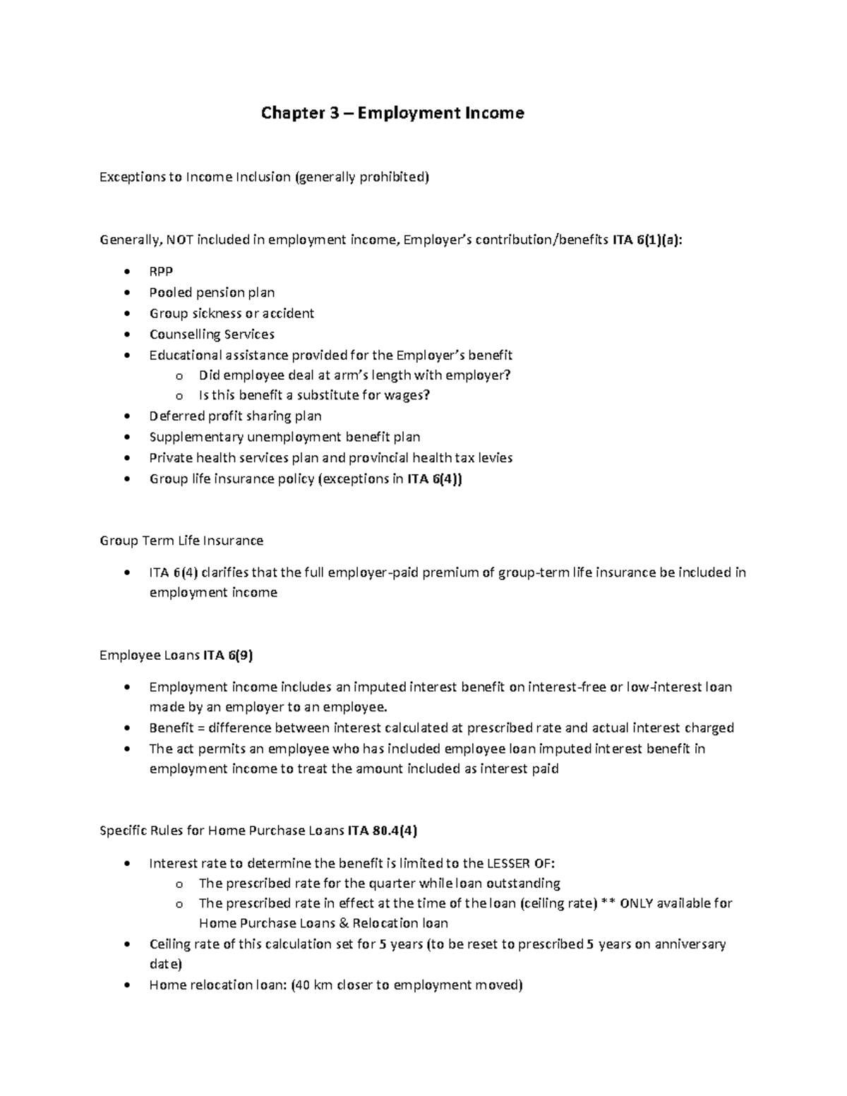 ACTG3P41 - Chapter 3 - Employment Income - Chapter 3 – Employment ...