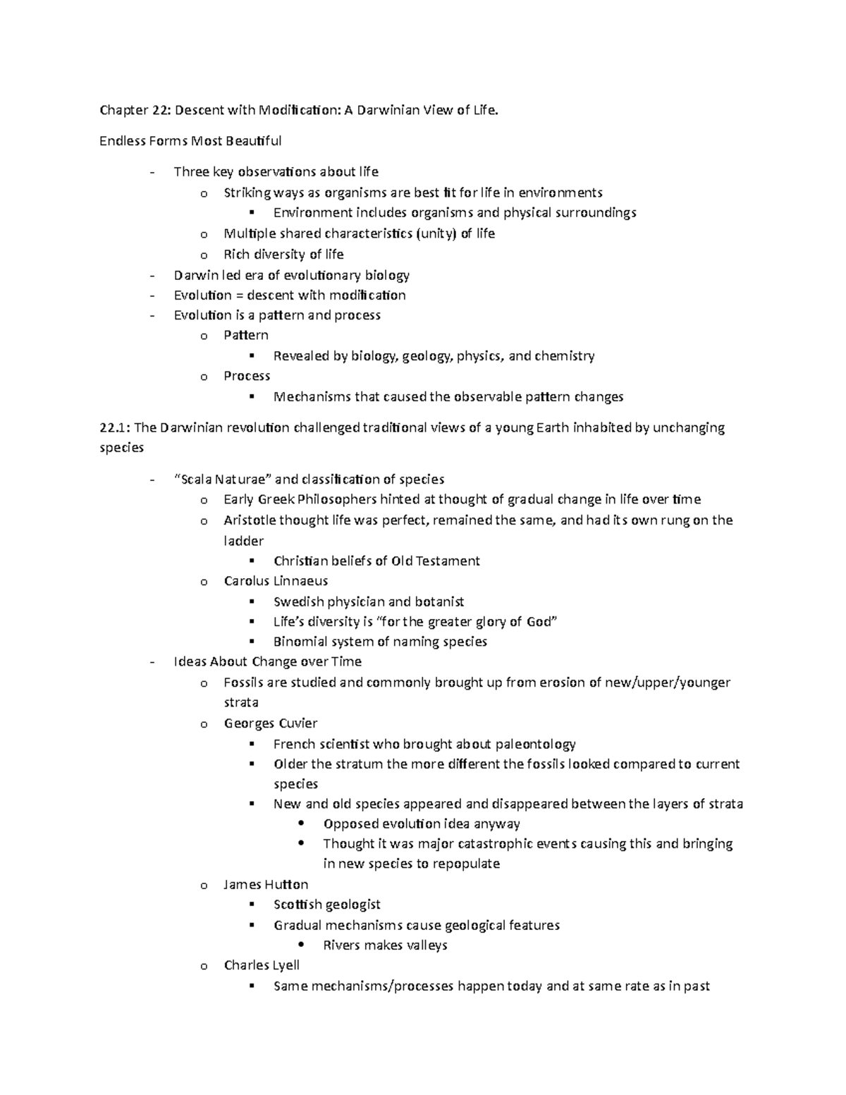 chapter-22-notes-chapter-22-descent-with-modification-a-darwinian