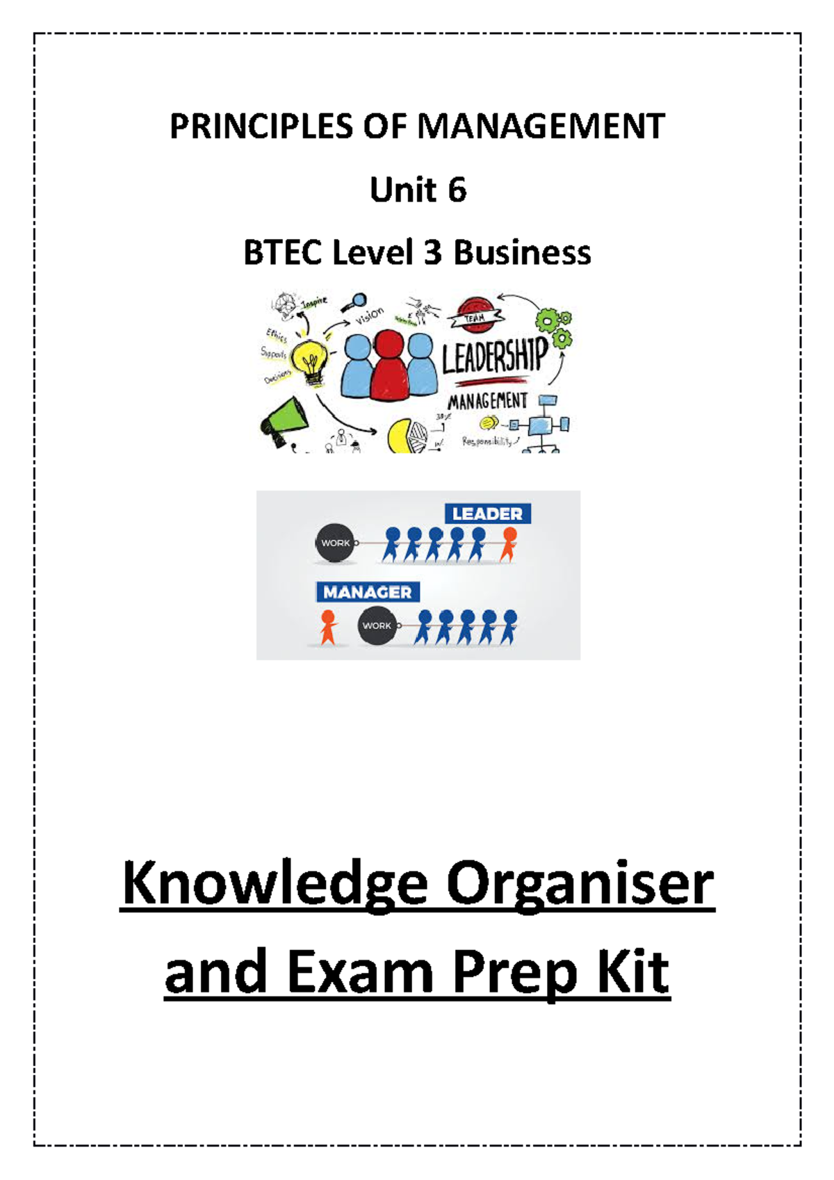 Unit 6 - Knowledge Organiser Eijjthan Babujee - PRINCIPLES OF ...