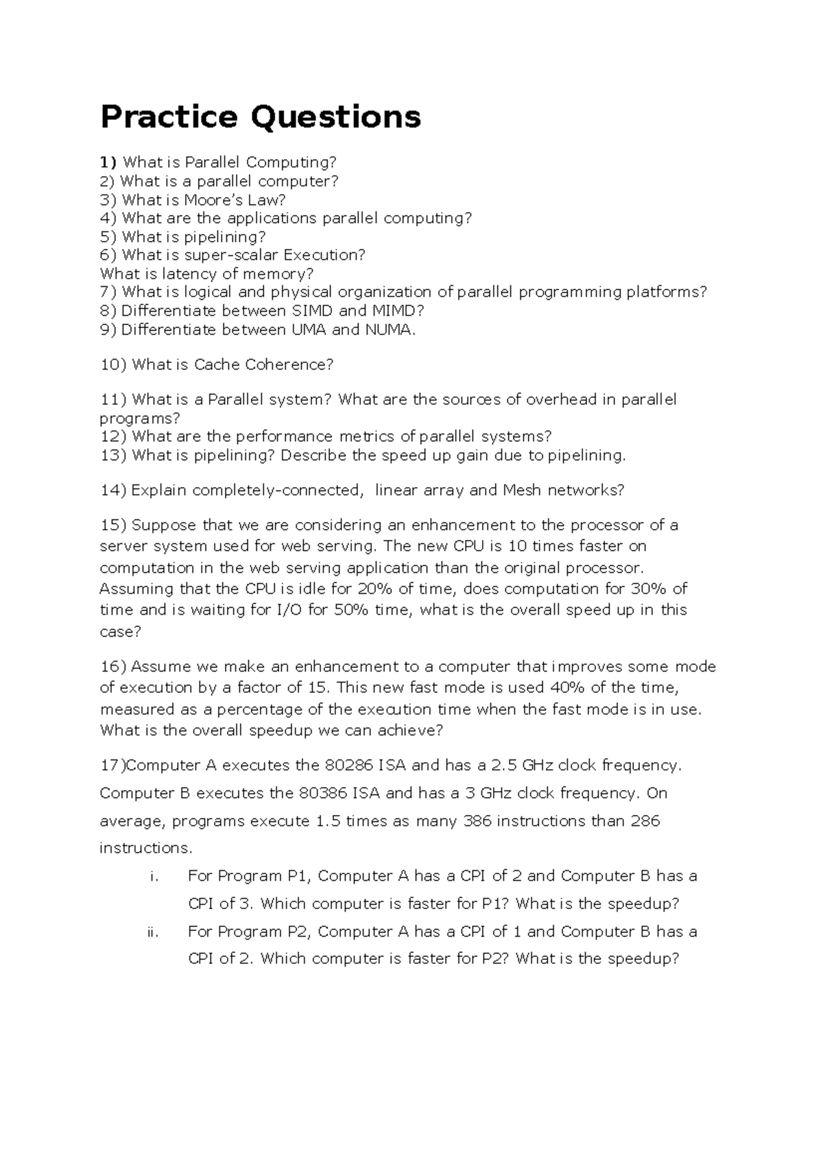 parallel-processing-practice-questions-practice-questions-1-what-is