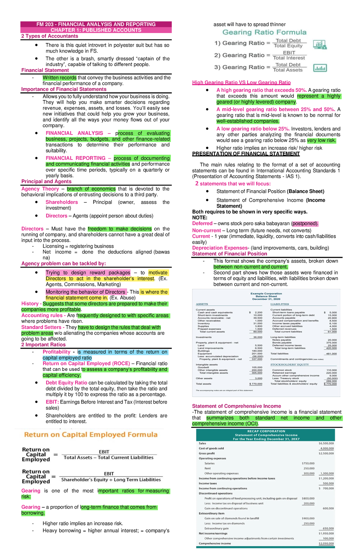 FAR-Midterm-reviewer - FM 203 - FINANCIAL ANALYSIS AND REPORTING ...