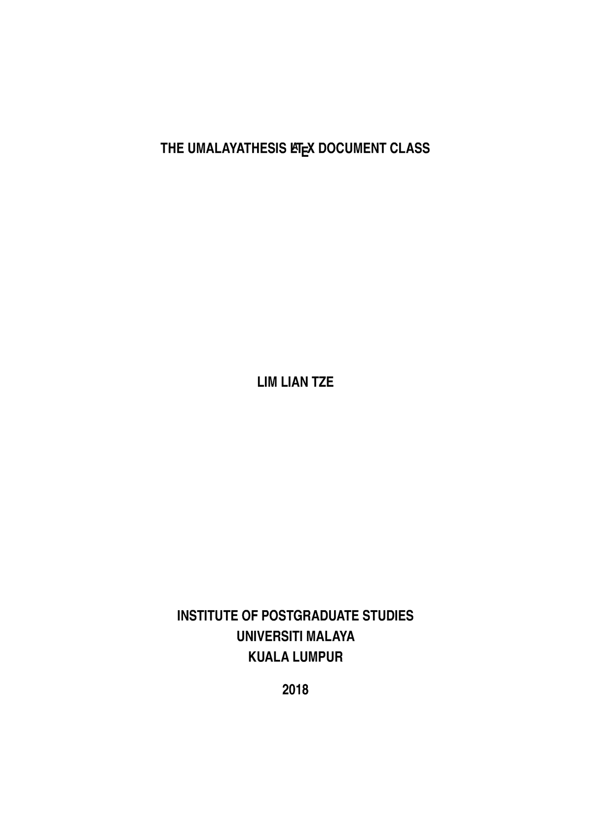 university malaya thesis format